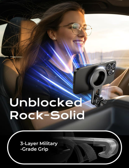 MagSafe Car Mount for iPhone 17 Pro Max - Strong Magnetic Air Vent Phone Holder, Hands-Free Cell Phone Mount Compatible with iPhone 16, 15, 14, 13 Pro and Pro Max